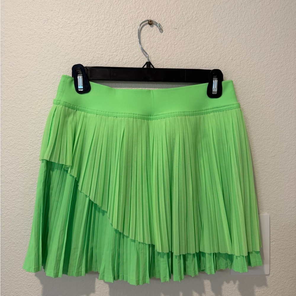 Lululemon Pleated Green Tennis Skirt - Picture 2 of 2